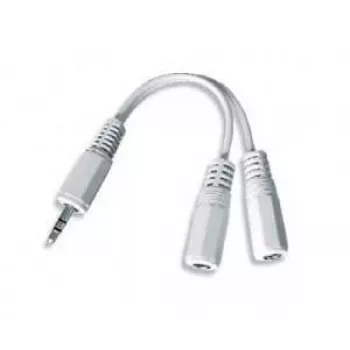 Kabeļa audio sadalītājs 3.5 mm / 10 cm balts CCA-415W Gembird