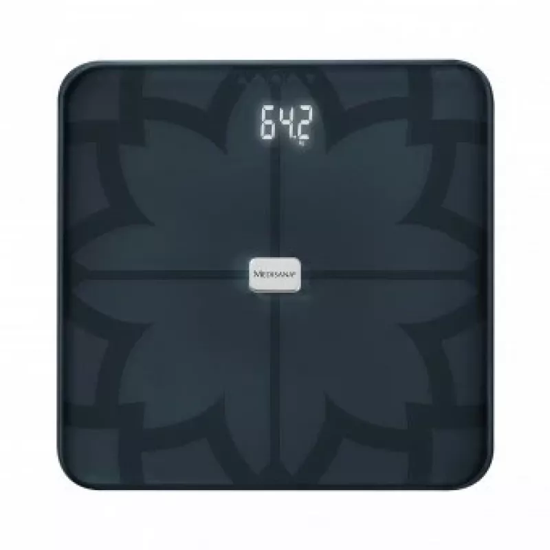 Medisana BS 450 Ķermeņa analīzes svari, Max 180kg, Melns, Bluetooth, ITO sensori (40510)