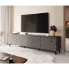 RTV skapis ABETO 200x42x52 grafīta/glancēts