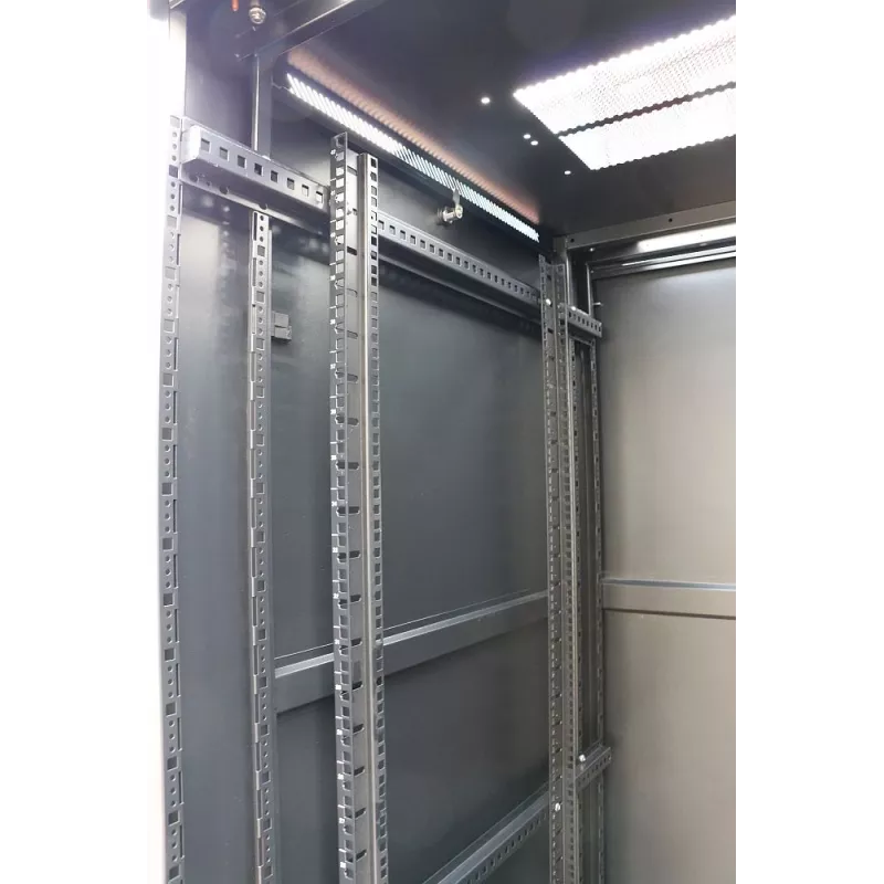 Brīvi stāvošs statīvs Extralink Rackmount kabinets 42U 600x1000 Melns