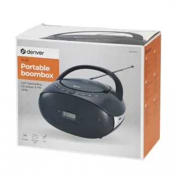 Inter Sales Denver TC-29 - Pārnēsājams radio CD atskaņotājs - FM - AUX - 2x1W