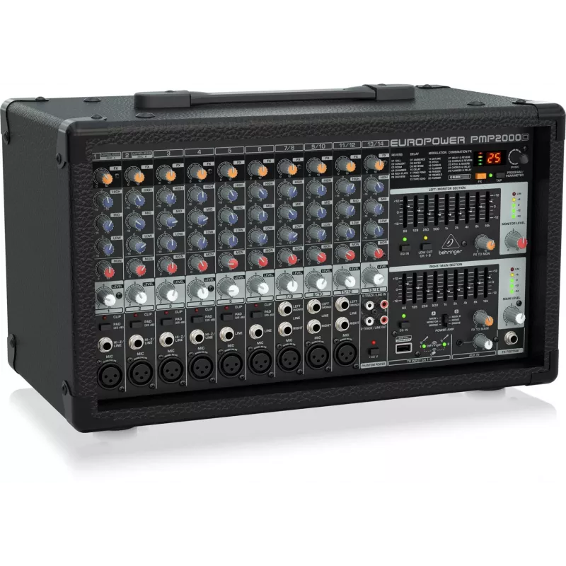 Behringer PMP2000D mikseris ar pastiprinātāju