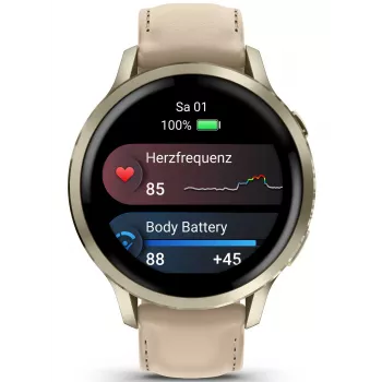 Garmin Venu 4 1.2 inch AMOLED digitālais pulkstenis 390 x 390