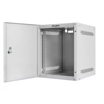 Sienas stiprinājuma 10 inch skapis Lanberg WF10-2306-00S, 6U, pelēks