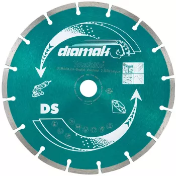 Makita Diamak dimanta griešanas disks - betonam, marmoram, šīferim, mīkstam ķieģelim, cementa blokam - 115 mm (D-61123)