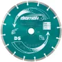 Makita Diamak dimanta griešanas disks - betonam, marmoram, šīferim, mīkstam ķieģelim, cementa blokam - 115 mm (D-61123)