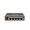 Nepārvaldāms slēdzis TENDA TEG1005D — 5x Gigabit RJ-45 porti, 10 Gbit/s pārslēgšanas jauda, pelēks