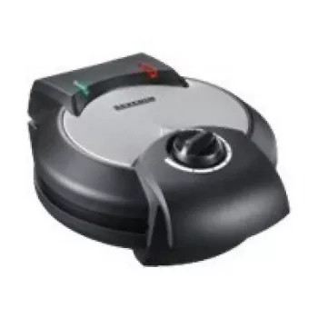Severin WA 2103 vafeļu dzelzs 4 vafeles 1200 W Melns, Sudrabs