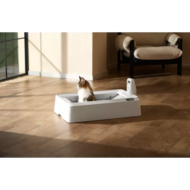 Pašattīroša kaķu smilšu kaste PETKIT T7-EU, balta