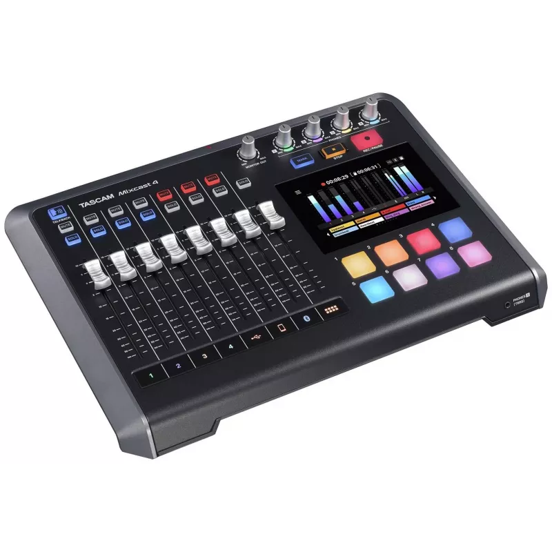 Tascam Mixcast 4 – mikseris podkāstu ierakstīšanai