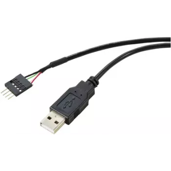 Renkforce RF-5719750 USB kabelis melns