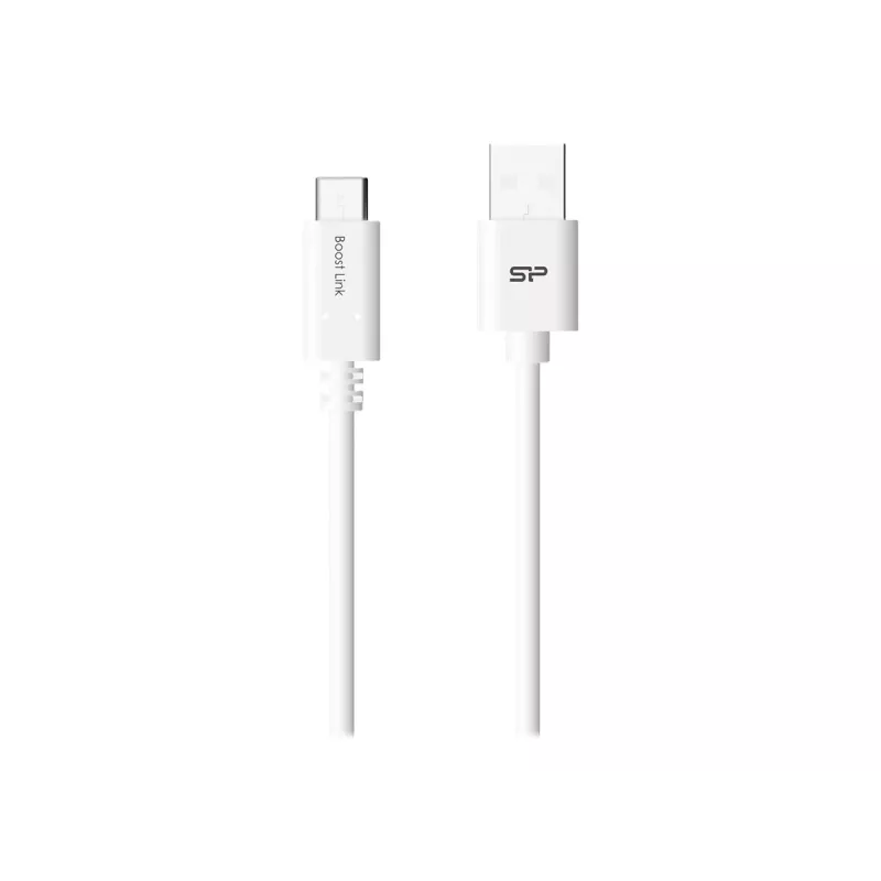 USB kabelis Silicon Power Boost Link PVC LK10AC 1m USB A - USB C balts