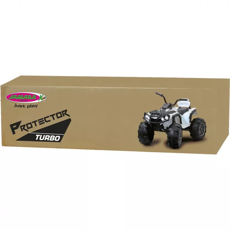 Ride-on Protector Quad, bērnu elektromobilis balts, 12 V