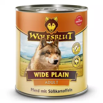 Slapjā suņu barība Wolfsblut Wide Plain Horse Meat ar saldajiem kartupeļiem 800 g