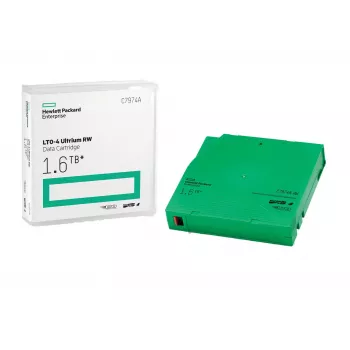 HPE LTO4 Ultrium 1.6TB lasīšanas/rakstīšanas datu kasetne, tukša datu lente 800 GB LTO, 0.496 collas (1.26 cm)