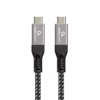 USB-C uz USB-C kabelis GEMBIRD CCBP-USB4-CMCM240 1.5 m, USB4 Gen 3x2, 40 Gbit/s, 240 W, melns
