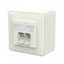 METZ CONNECT Savienojuma ligzda E-DAT C6A LSA++ 2 Ports AP reinwei