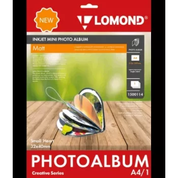 Lomond Inkjet Mini Albums Sirds Matēts 32x40mm (Mazs)