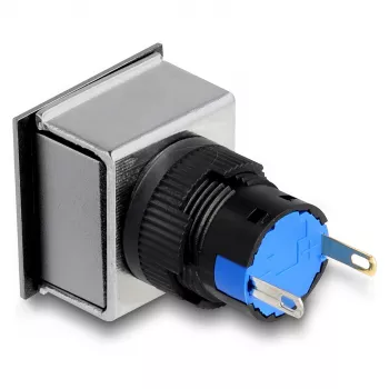 Industriālā LED signāllampa DELOCK 22057, 1 gab., IP40/IP65, AC 250 V, 5 A, 25×42×25 mm