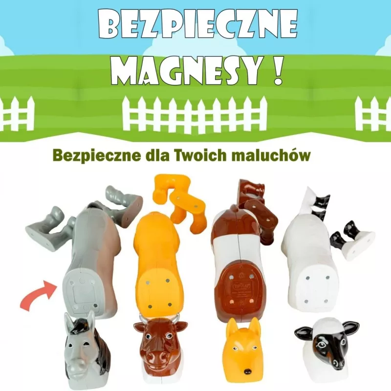 Malblo Magnētiskais Saimniecības Dzīvnieku Komplekts