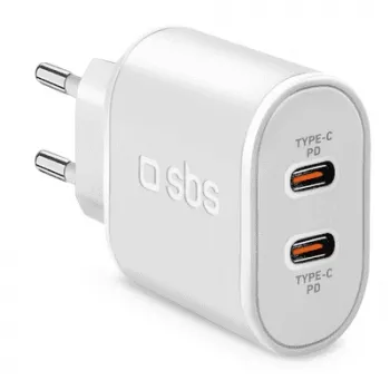 SBS TETRPD20CCW Lādētājs mobilajām ierīcēm balts iekštelpām (TETRPD20CCW)