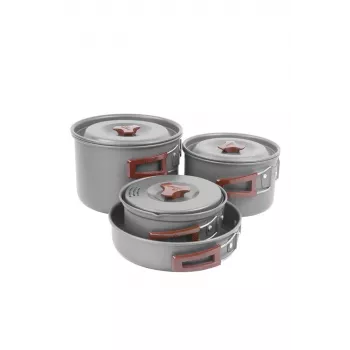 Virtuves trauku komplekts Fire-Maple fmc-206 kempinga katli un pannas viegls kompakts dizains