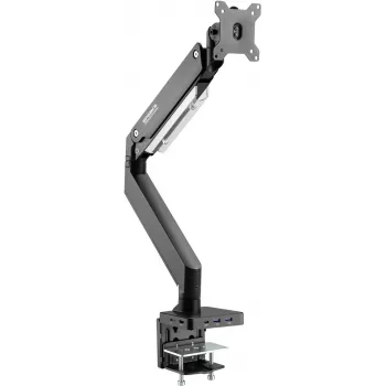 SpeaKa Professional SP-MM-810 Galda monitora stiprinājums ar dokstaciju 43,2 cm (17 inch) - 88,9 cm (35 inch), gāzes atspere, slīpums, pagriešana (SP-10506476)