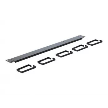 Kabeļu pārvaldības panelis DeLOCK 42496 19 inch 1U melns