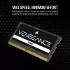Corsair Vengeance SO-DIMM 64 GB DDR5-5600 (2x 32 GB) Dual-Kit, melns, CMSX64GX5M2A5600C48