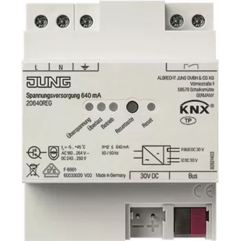 Jung 20640REG KNX barošanas bloks 640 mA
