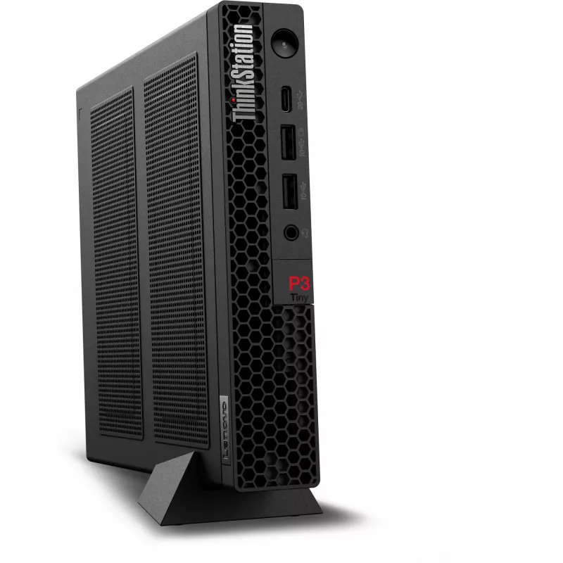 Lenovo ThinkStation P3 Tiny Gen 2 darbstacija, Intel Core Ultra 9 285, 32 GB DDR5, 512 GB SSD, Windows 11 Pro, melna