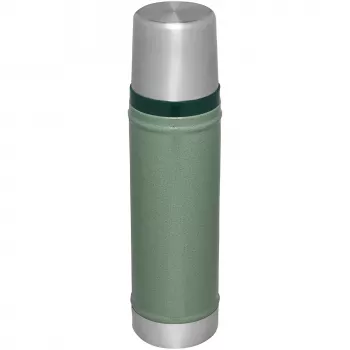 Termoss STANLEY The Legendary Classic Bottle 0.6L zaļš – izolēta vakuuma pudele, 600 ml