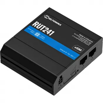 Teltonika Networks RUT241 eSIM Globālais industriālais maršrutētājs (RUT241230000)