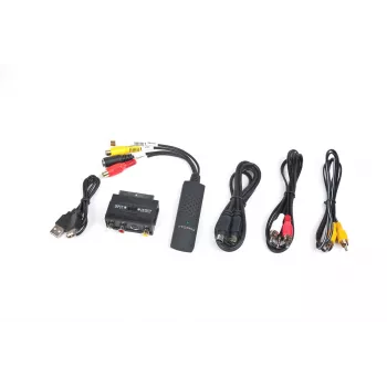 Gembird UVG-002 Audio/Video uztvērējs (Composite Video/Stereo RCA/SCART-S-Video, USB 3.0)