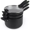 Trauku komplekts Russell Hobbs RH01840EU7 — 4 daļas, saliekams, metālisks marmors