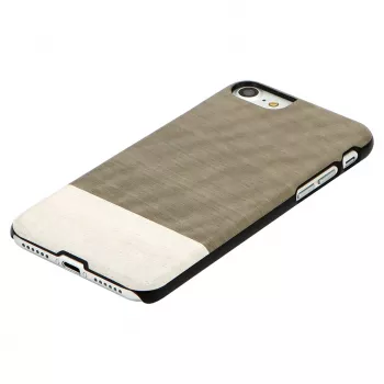 Man&Wood Einstein mobilā telefona maciņš iPhone 7, pelēks