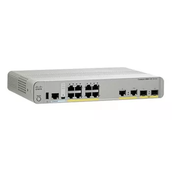 Cisco Catalyst 2960CX-8TC-L pārvaldāms slēdzis — 8 x Gigabit Ethernet + 2 x SFP + 2 x augšupielādes porti