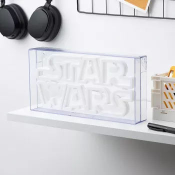 LED neona gaisma Paladone Star Wars dizains PP13123SW — dekoratīvā LED zīme sienai vai plauktam