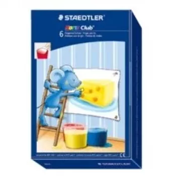 Pirkstu krāsas Staedtler Noris Club 8801 6 krāsas