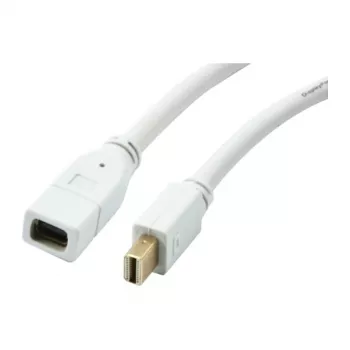 Synergy 21 S216366 - Mini DisplayPort vīriešu-sieviešu adapteris - zelts - balts