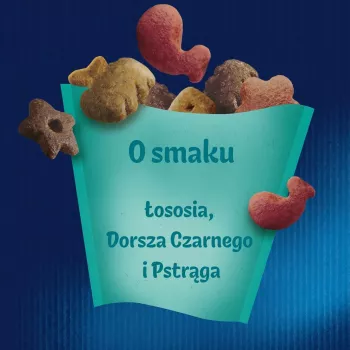 Felix Party Mix Ocean Mix kaķu gardumi 60 g — kārsums pieaugušiem kaķiem