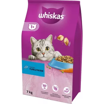 Sausā barība kaķiem Whiskas Cat Adult ar tunzivi 7 kg