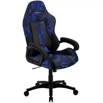 Gaming krēsls Thunder X3 BC1 Camo Blue ar regulējamu augstumu un atzveltnes funkciju