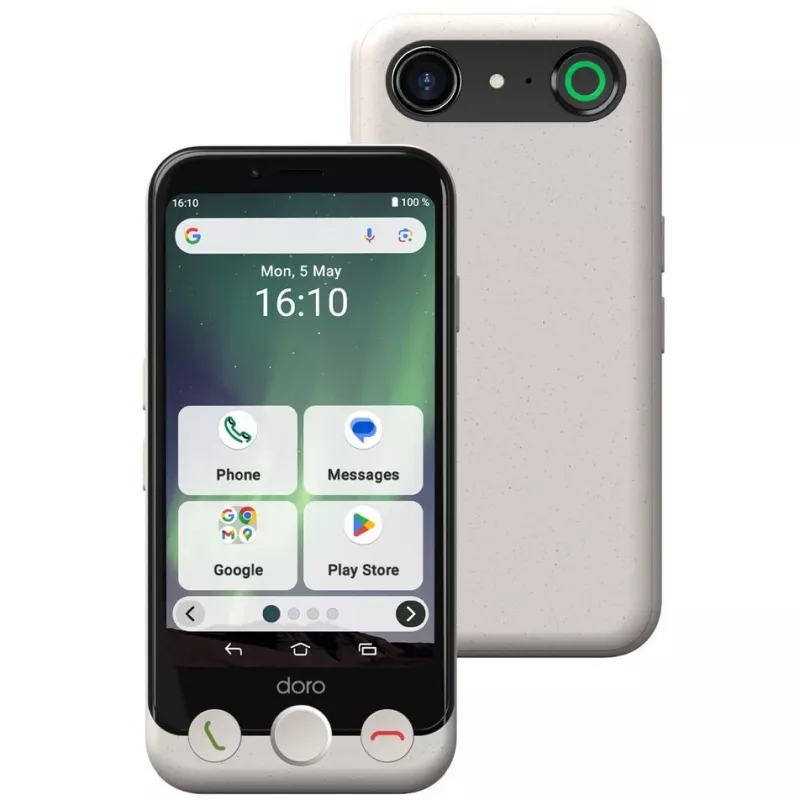 Viedtālrunis Doro Aurora A10 4.5 collu 4GB RAM 64GB Melns Balts