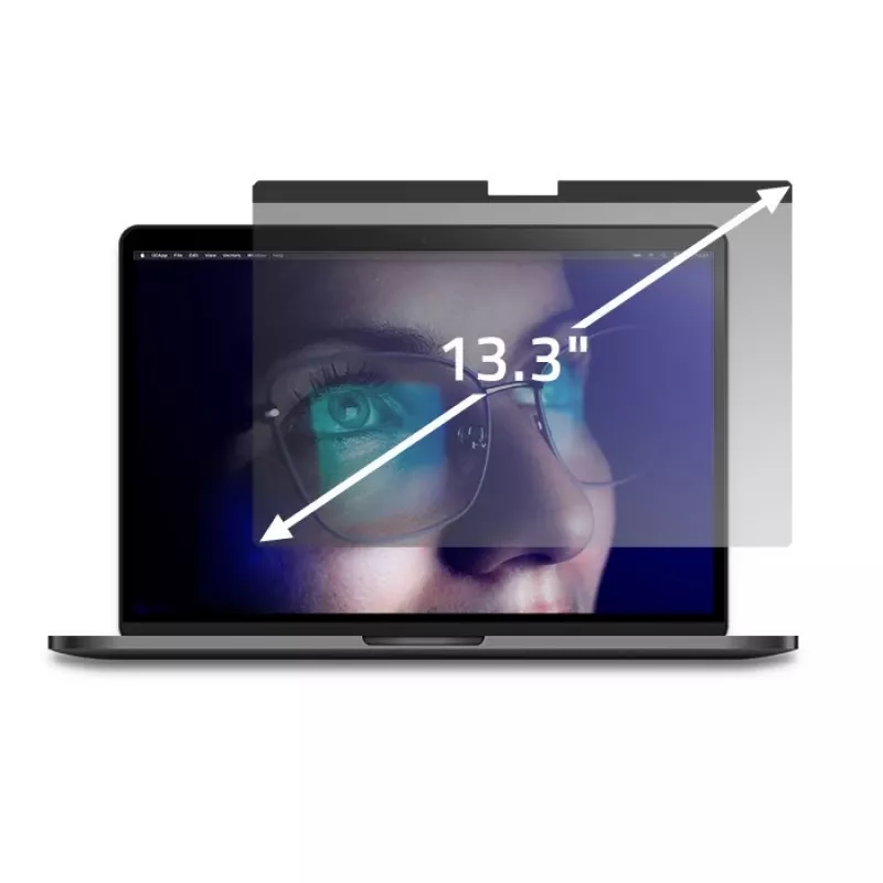 Qoltec Filtro Privacy GDPR MacBook Air 13 inch Magnētiskais Acu Aizsargs (13.60, 16:9), Aizsargplēve Klēpjdatoram