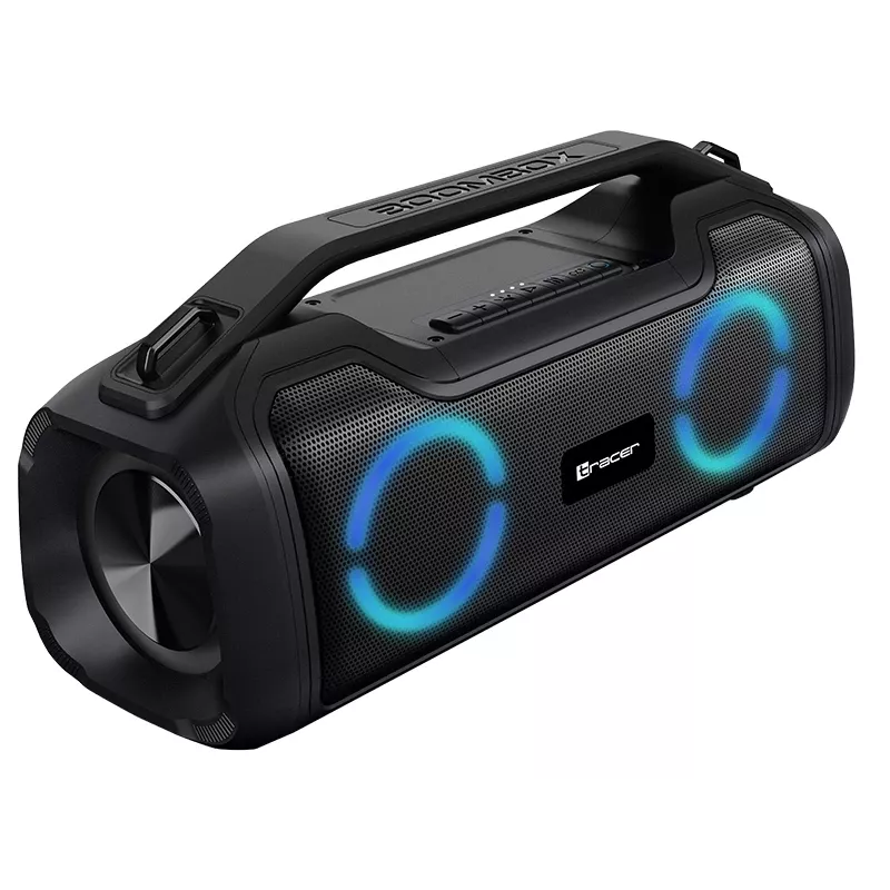 Pārnēsājams skaļrunis TRACER BigBoy TWS Bluetooth 40W RMS, Bluetooth 5.3, 12h akumulators, Melns