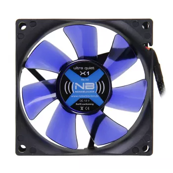 Datora ventilators Noiseblocker BlackSilentFan X1 80mm