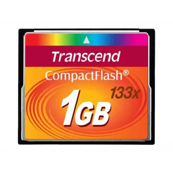 Transcend CompactFlash atmiņas karte 1 GB 133x (TS1GCF133)