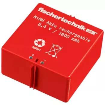 Akumulatoru lādētājs Fischertechnik 34969 NiMH 1500mAh 8,4V Melns Sarkans