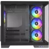 Silentware View A-RGB Black PC korpuss VIEWBLACK — vidējais tornis ar A-RGB apgaismojumu